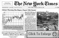 Hansen NYTimes Global Warming Has Begun